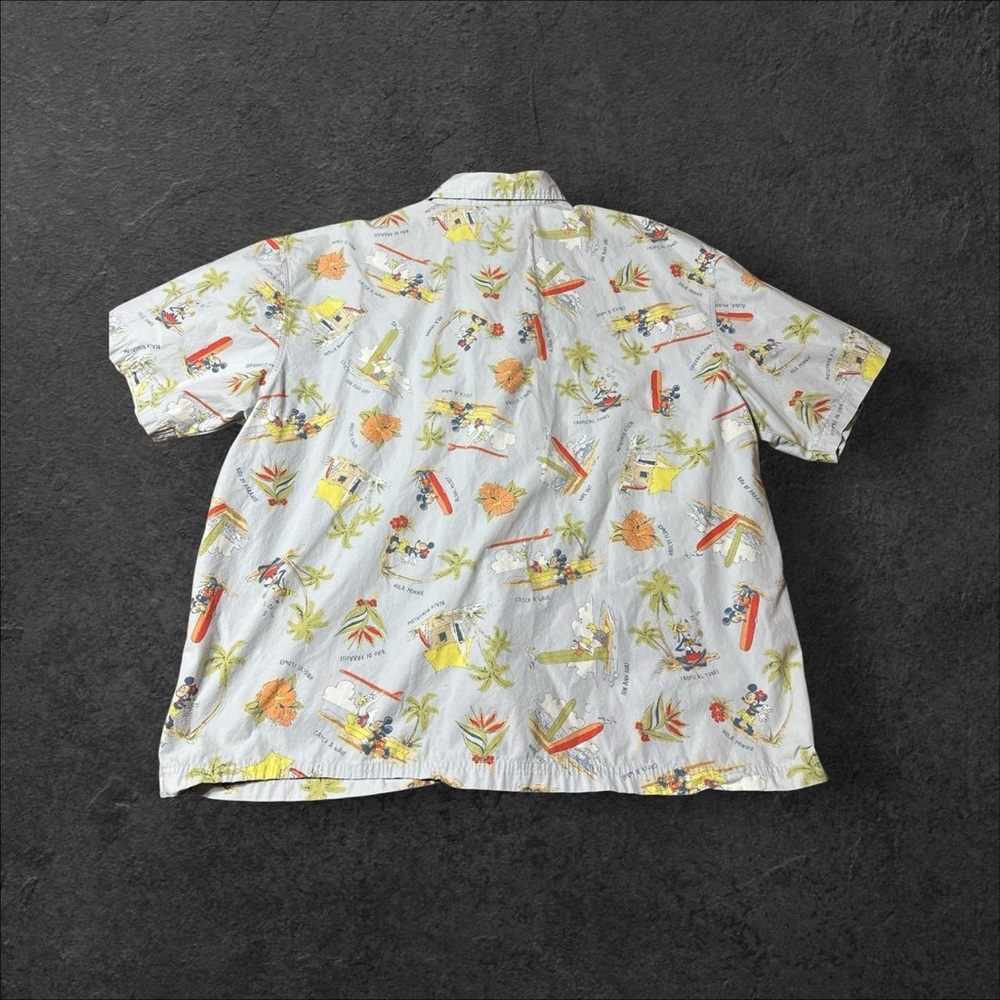 Disney Mickey Mouse shirt men’s 2XL Multicolor short sleeve Hawaiian Beach - Picture 5 of 5